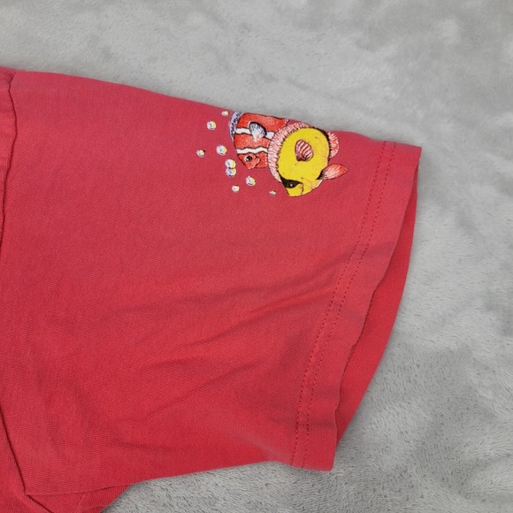 Vintage Bobbie Brooks Top Womens Large Cottage Grandma Core Blouse Shirt Island - Picture 3 of 7